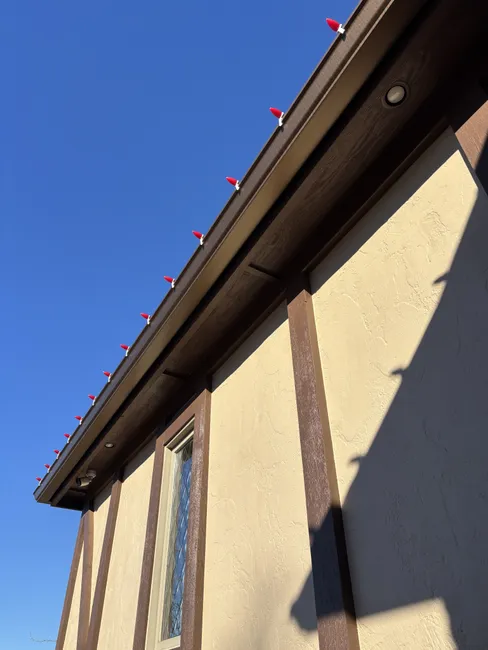 New LED eave lights were installed in Arcadia, enhancing property illumination and boosting energy efficiency.