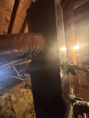 photo at Houston, TX on Jul 11, 2024: An urgent HVAC issue prompted us to replace the AC condenser and evaporator coil, enhancing system 