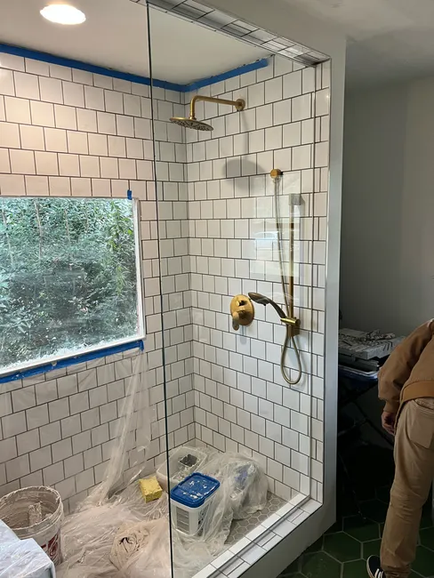 1 Panel Glass Shower Screen