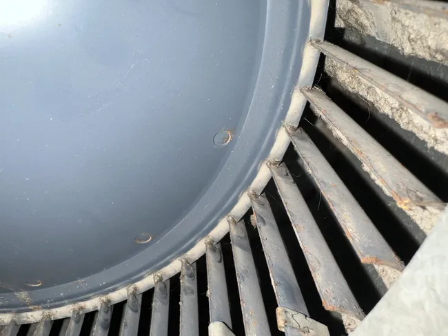 Furnace inspection/ repair. Cracked inducer.