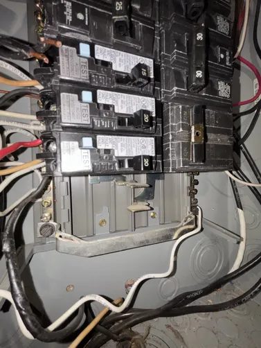 - Troubleshot hot water heater not working properly. - Removed bonding bridge between neutral & ground on the sub panel. - Replaced 2-pole 20A GE breaker in the panel with a proper Siemens breaker. - Installed the proper amperage breaker for the water heater.