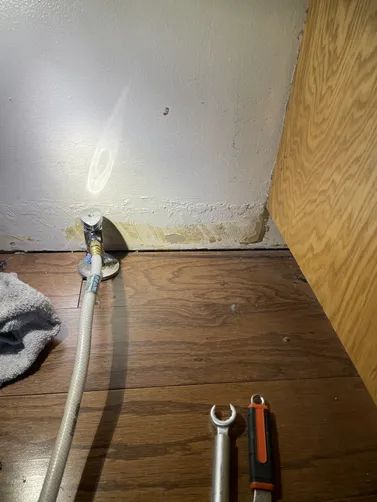 photo at Concord, CA on May 05, 2026: A leaking ice maker line shut off needed urgent attention to prevent further water damage. We repla