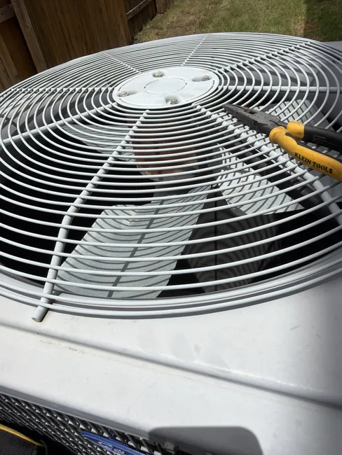 Restored comfort in a Georgetown home by replacing a malfunctioning condenser fan motor for optimal HVAC performance.