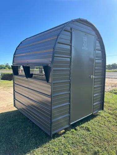 photo at Greenville, TX on Dec 11, 2025: Picked up from our Canton, TX location-6x6 Hunting Blind with solid floor, treated shelving, 6 fli