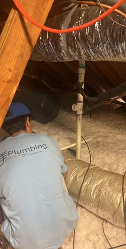 photo at Houston, TX on Jun 14, 2025: A malfunctioning water heater prompted the installation of an electric hybrid model. We skillfully 