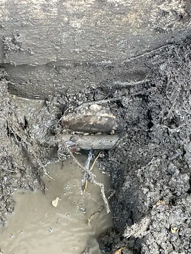 photo at Martinez, CA on Apr 15, 2026: A cracked main water line was creating issues for the residential property, prompting us to step in