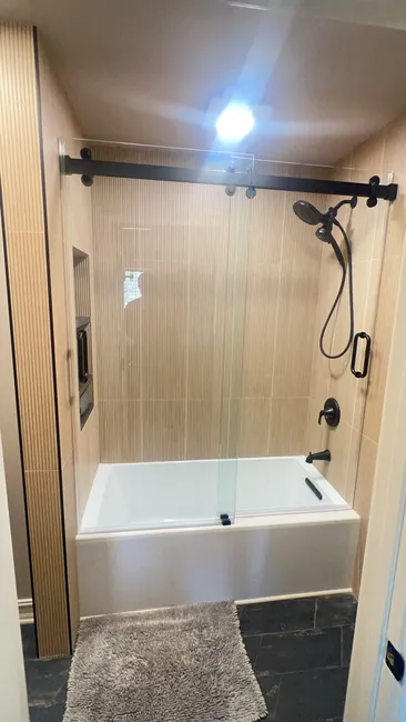 Shower Glass Door Install