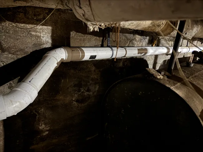 Cracked Drain Line Repair