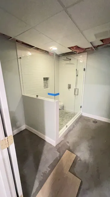 Shower Glass Door Install