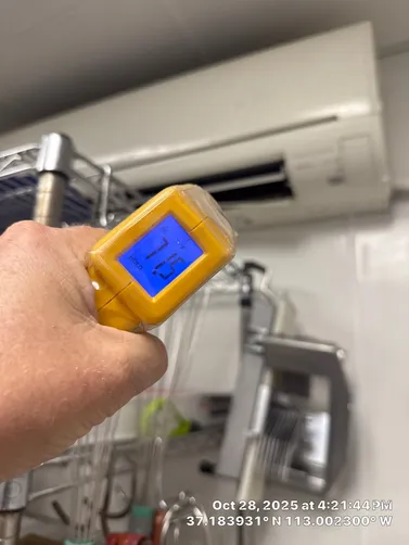 photo at Springdale, UT on Oct 28, 2025: A malfunctioning Mitsubishi unit prompted our response to the service request. We conducted a thoro