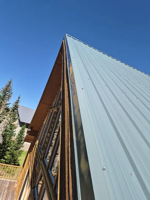 Loose and missing screws were replaced with larger, color-matched ones, ensuring a secure roof and enhanced safety.