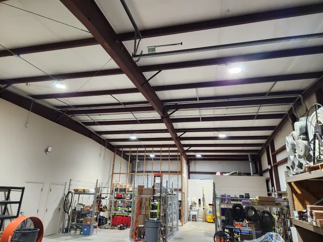 Up Dated Non-existent Warehouse Lighting