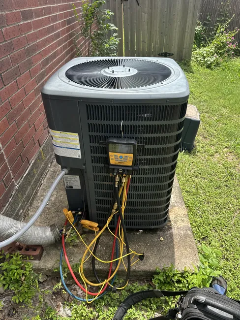 Pulled And Cleaned Evaporator Coil