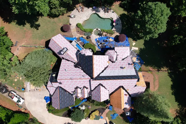 Another happy customer! We got this 105 square roof paid for by Chubb Insurance. Shingles - Owens Corning Duration (Onyx Black)