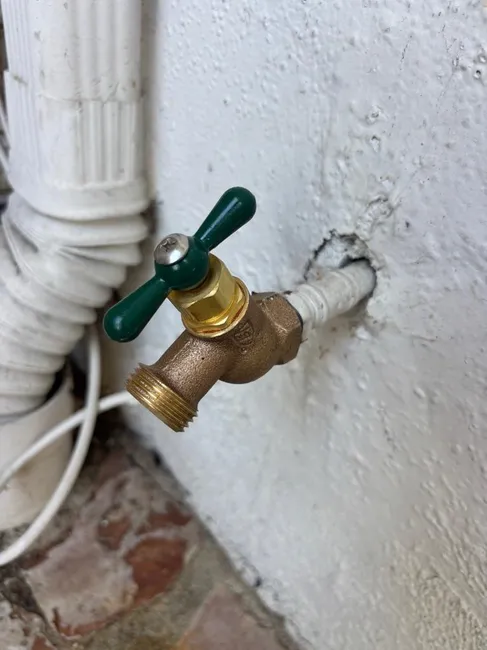 We upgraded the hose bib for reliable outdoor water access and conducted a thorough plumbing inspection throughout the home.