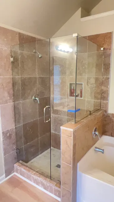 Shower Glass Door Install