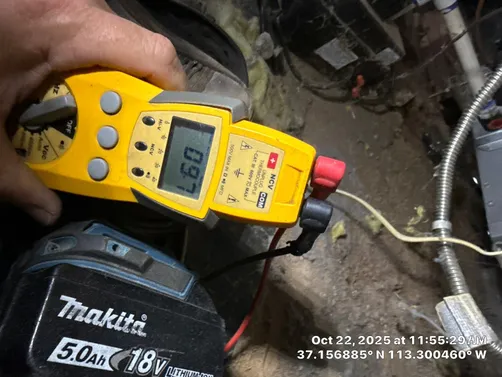 photo at Hurricane, UT on Oct 22, 2025: A routine maintenance of the AC and furnace system was performed to ensure optimal performance. Der