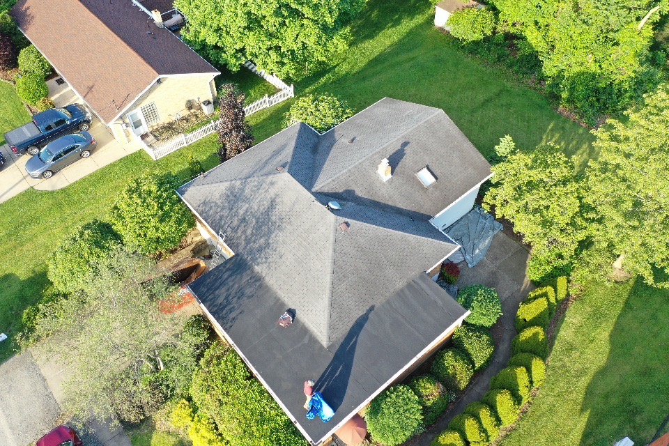 The Monongahela roof replacement, started at dawn and finished that evening