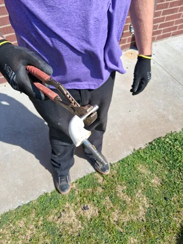 photo at Tulsa, OK on May 14, 2026: A toilet with poor flow was identified for repair. We assessed the plumbing system and made the nec photo at Tulsa, OK on May 14, 2026: A toilet with poor flow was identified for repair. We assessed the plumbing system and made the nec