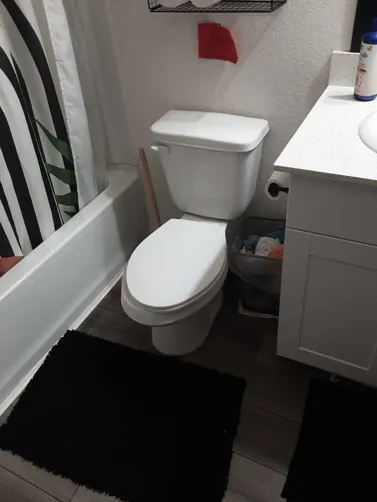 photo at Houston, TX on Dec 08, 2025: We resolved a significant clog in the guest bathroom toilet, which was causing major disruptions. E