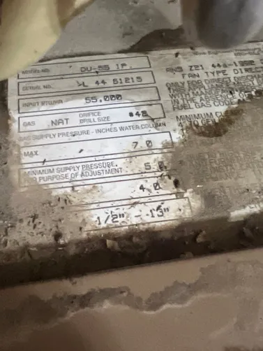 photo at Hurricane, UT on Dec 01, 2025: A malfunctioning heater prompted us to visit the home in Hurricane. We examined the unit where the 