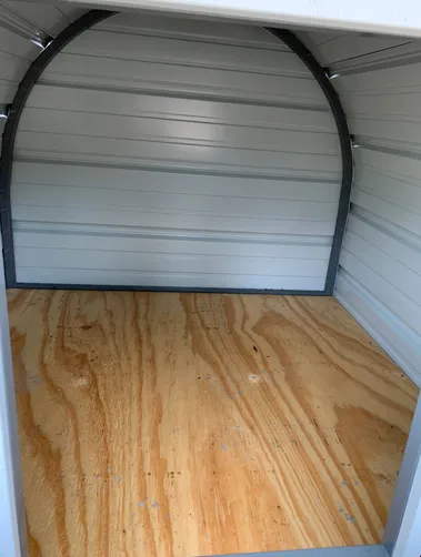 photo at Hallsville, TX on Dec 11, 2025: 4x4 Dog House with flooring and welded frame-ct added doggy door flap after pick up-**Picked up 