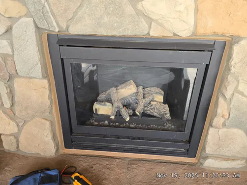 photo at Hurricane, UT on Nov 19, 2025: A malfunctioning fireplace prompted our visit to the homeowner in Hurricane. We serviced three fire