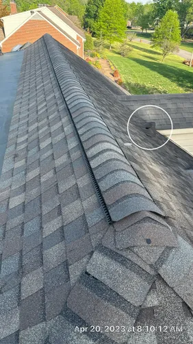 Roof Repair in Brentwood, TN, April 2023