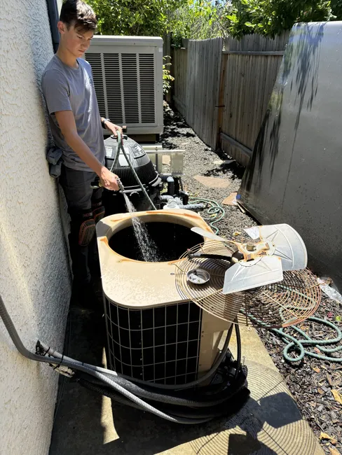 A thorough A/C tune-up in Roseville optimized the system, ensuring comfort and efficiency for the homeowner.
