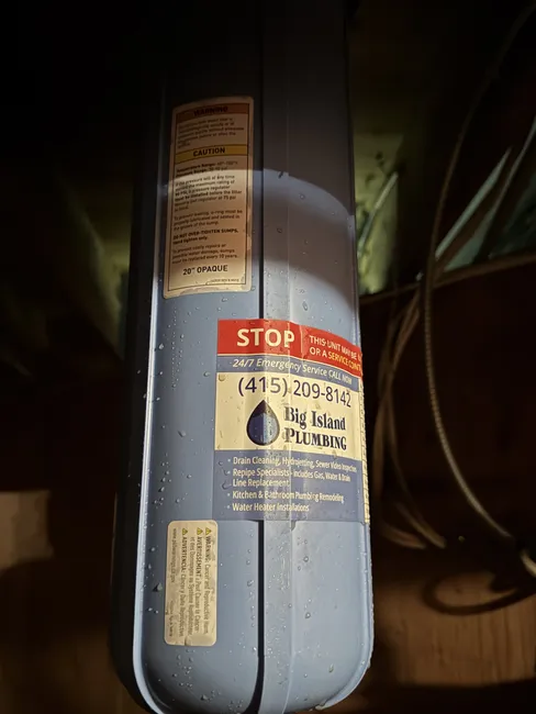 Water Filter Install