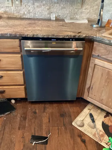 photo at Kerrville, TX on Mar 27, 2026: A new dishwasher needed installation while safely removing the old unit. We skillfully cut the exis photo at Kerrville, TX on Mar 27, 2026: A new dishwasher needed installation while safely removing the old unit. We skillfully cut the exis