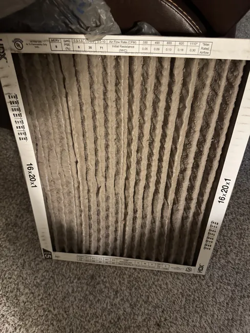 Restored warmth for a tenant waking up to 38 degrees by replacing a clogged air filter in their furnace.