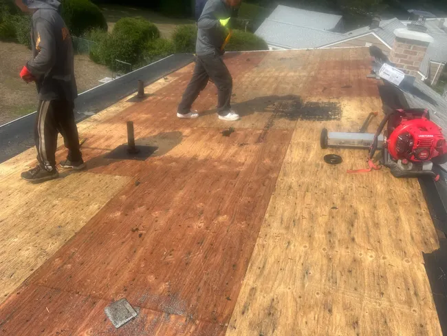 A Roof Replacement And Attic Cleaniing