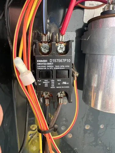 photo at La Verkin, UT on Oct 22, 2025: A malfunctioning air conditioning system required our attention. We replaced the faulty compressor 