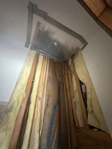 photo at Wichita, KS on Sep 15, 2026: A previous leak caused water damage, leading to a mold issue in the home. We performed thorough mol photo at Wichita, KS on Sep 15, 2026: A previous leak caused water damage, leading to a mold issue in the home. We performed thorough mol