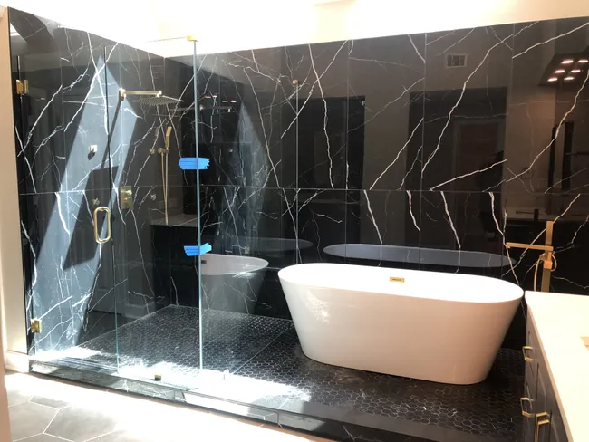 3 Panel Glass Shower Door