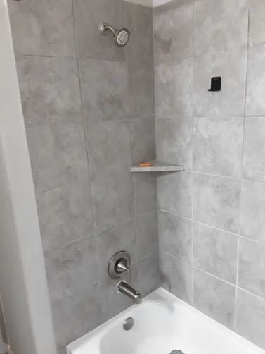 photo at Humble, TX on Dec 09, 2025: The single handle shower faucet in the guest bathroom was leaking and not functioning properly. We 