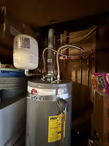 photo at a Cerrada Alamo, CA on Nov 27, 2025: A gas line leak was detected behind the water heater, posing a safety risk. We promptly repaired th
