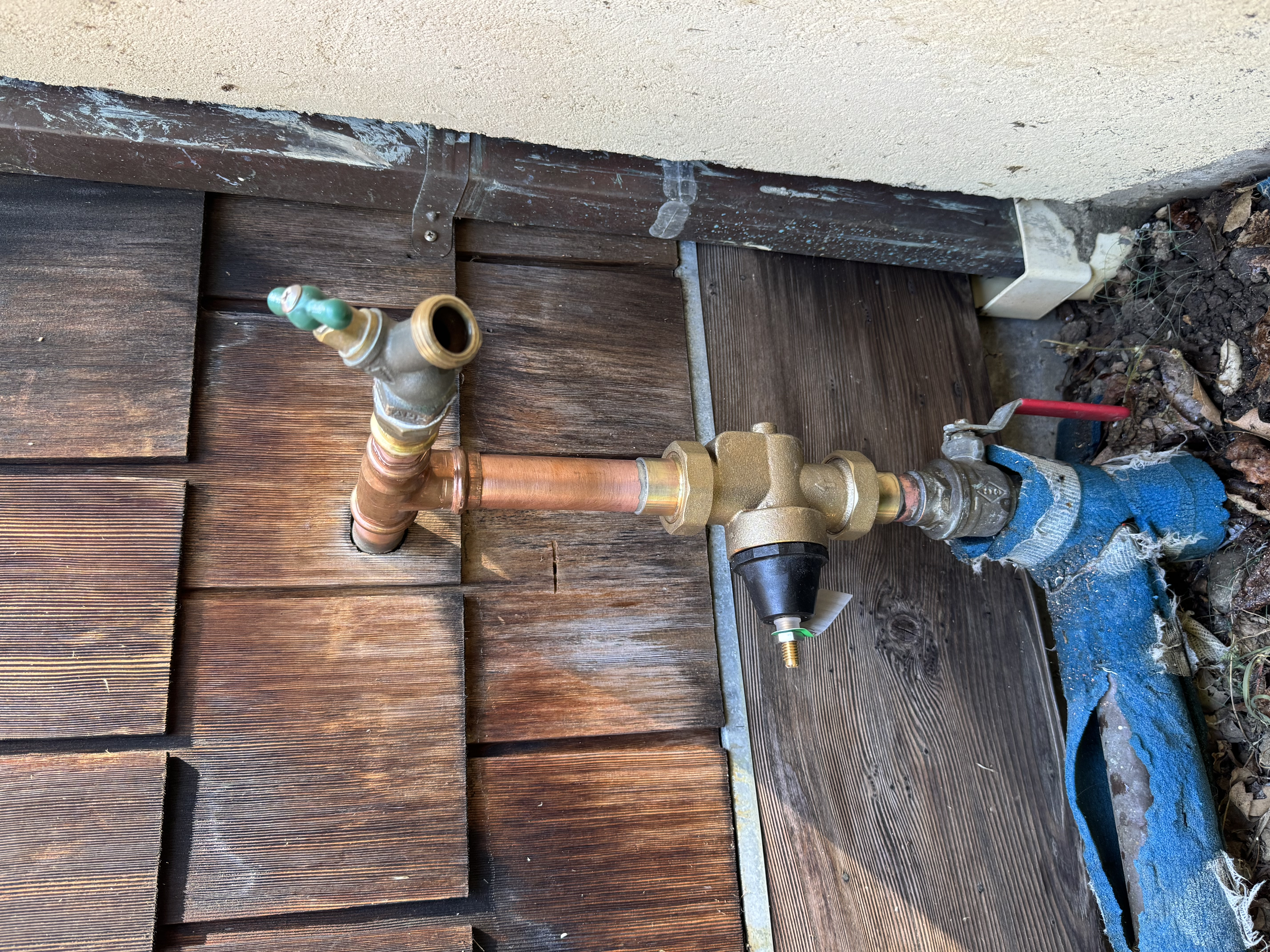New 1 inch pressure reducing valve and thermal expansion tank installed in Fairfax