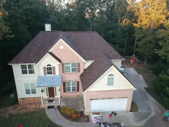 Our clients are pleased with their new roof without any of the hassles of dealing with the insurance company.