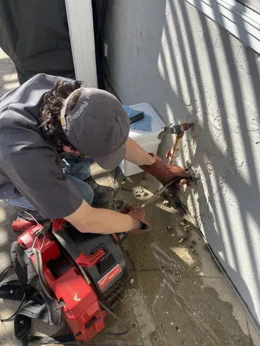 photo at Benicia, CA on Mar 31, 2026: A persistent clog in the kitchen drain was causing significant inconvenience. We tackled the issue 