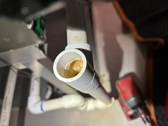 Blocked Drain Line