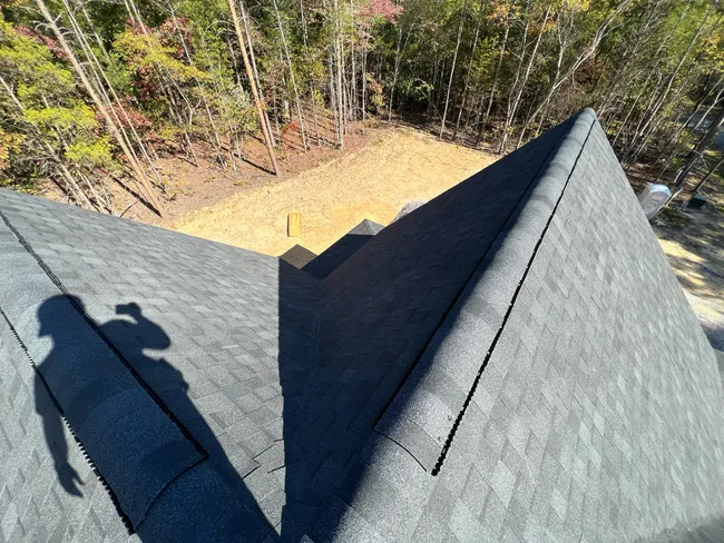 Just finished doing the post-job inspection for the new asphalt shingle roof we installed.