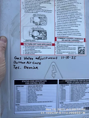 photo at Hurricane, UT on Nov 18, 2025: The heating system was not functioning at the property in Hurricane. We promptly diagnosed the issu