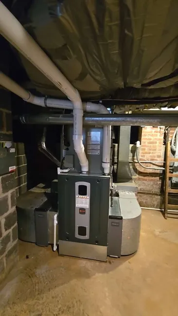 After replacing an outdated furnace and AC, this home now enjoys optimal comfort and energy savings with new Trane equipment.
