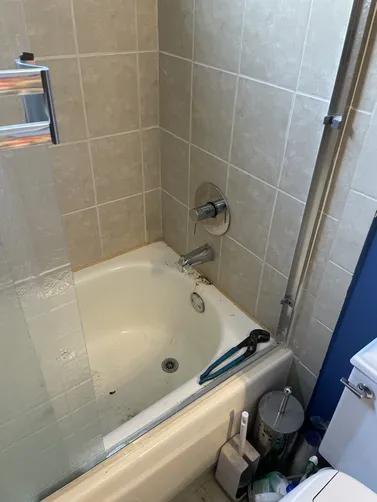 photo at Martinez, CA on Apr 29, 2026: We addressed a persistent issue with a leaking tub diverter spout that was causing inconvenience. T