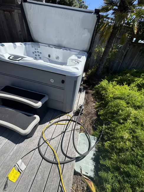 Efficiently drained and prepped a residential hot tub for maintenance, ensuring optimal enjoyment for owners.