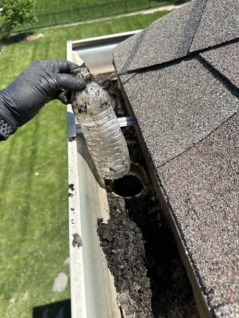 We refreshed heavily soiled carpets and ensured clear gutters, safeguarding this home from water damage.