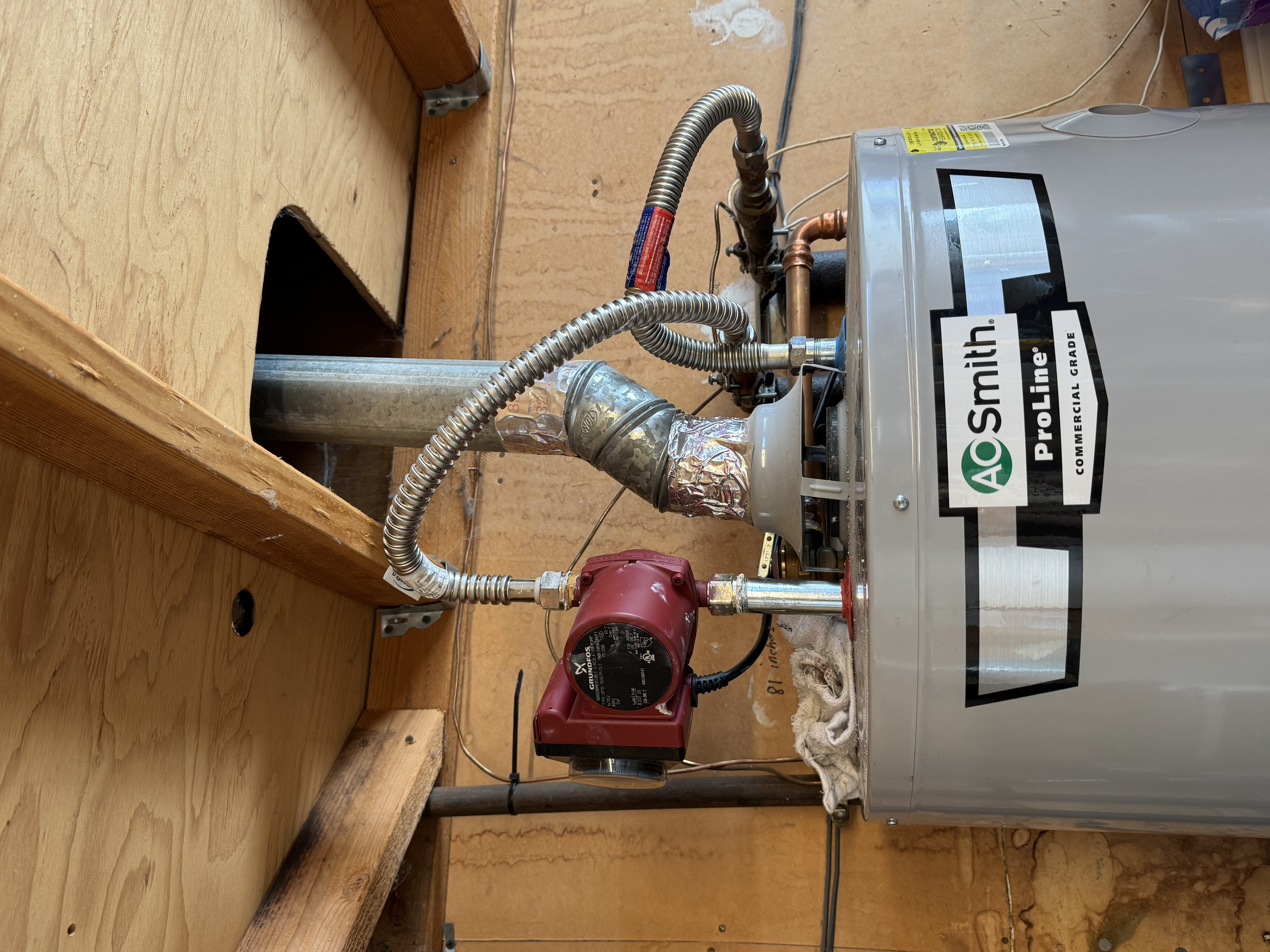 Water heater maintenance visit in San Rafael by Big Island Plumbing