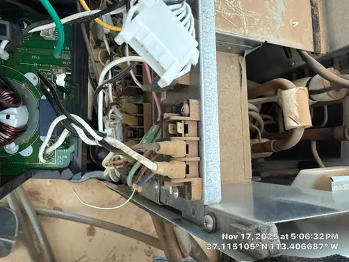 photo at Hurricane, UT on Nov 17, 2025: A malfunctioning control board required our attention. We returned to the site to replace the contr